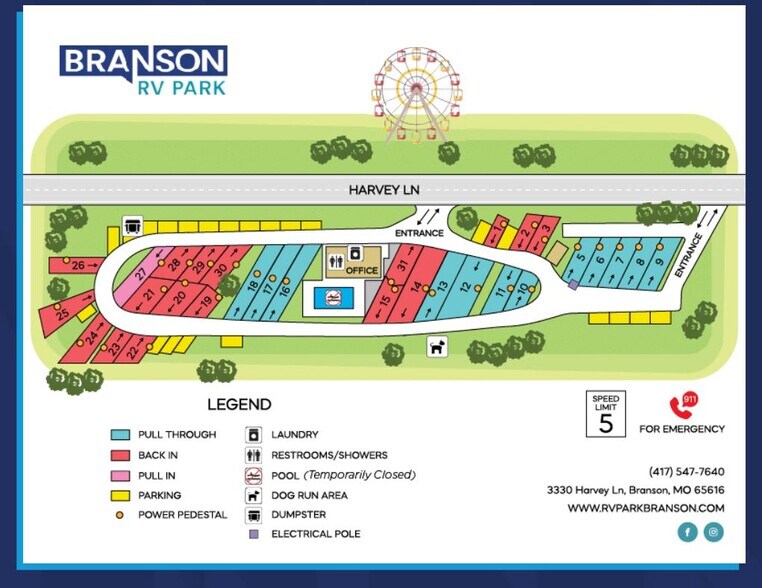 Primary Photo Of 3330 Harvey Ln, Branson Trailer Camper Park For Sale