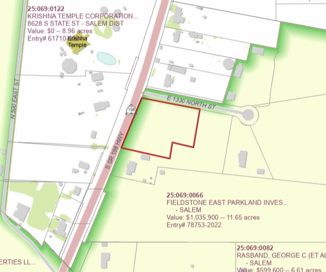 More Photos Of 1261 Utah 198, Salem Land For Sale