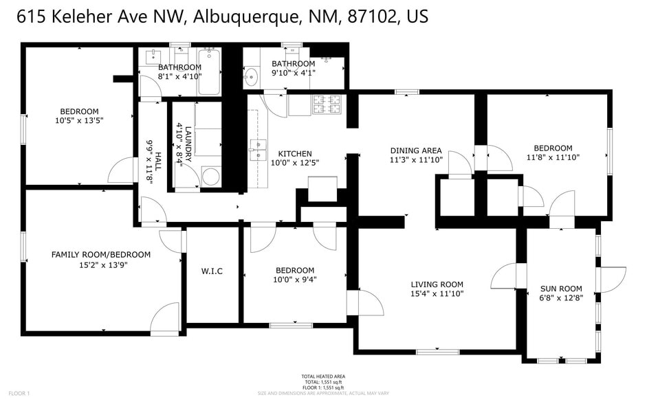 More Photos Of 615 Keleher Ave NW, Albuquerque Flex For Sale