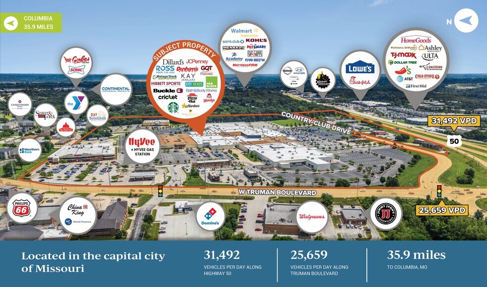 More Photos Of 3600 Country Club Dr, Jefferson City General Retail For Sale