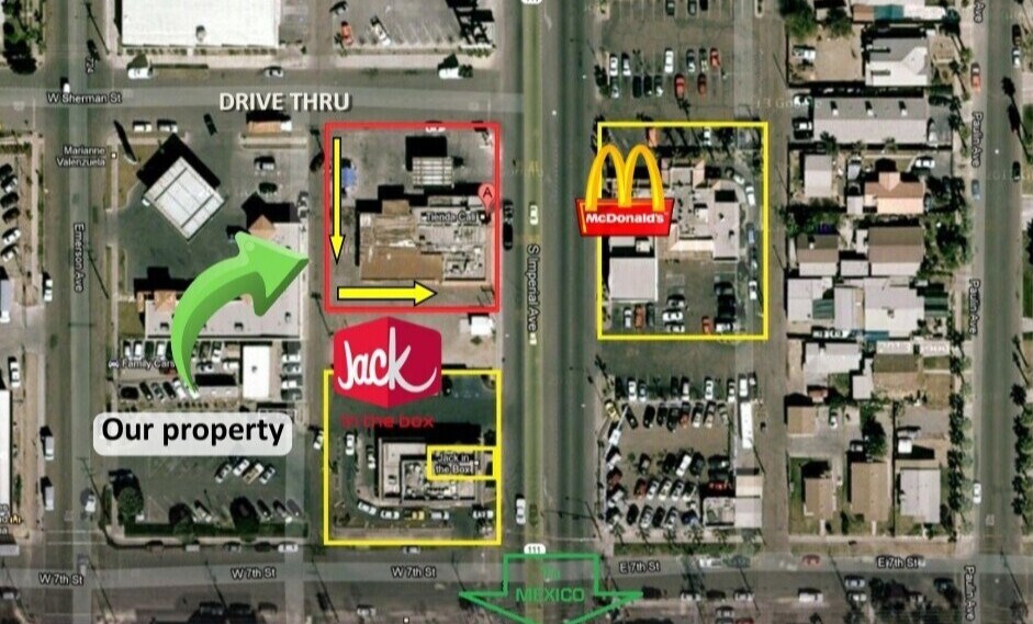 More Photos Of 717-723 S Imperial Ave, Calexico Fast Food For Sale
