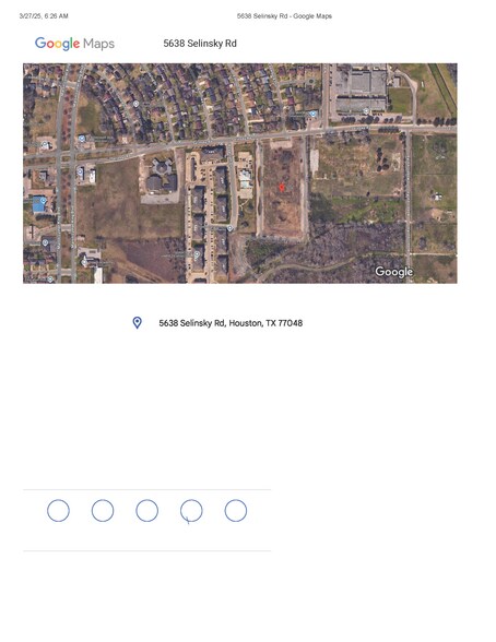 More Photos Of 5638 Selinsky Rd, Houston Land For Sale