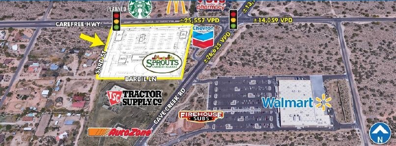 Primary Photo Of SWC Cave Creek Rd & Carefree Hwy, Cave Creek Unknown For Lease