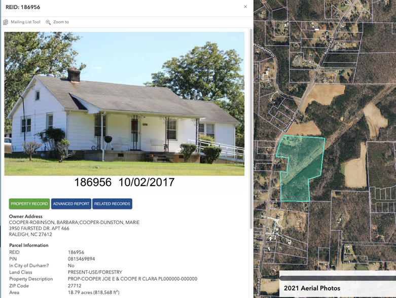 More Photos Of 6900 Russell Rd, Durham Land For Sale