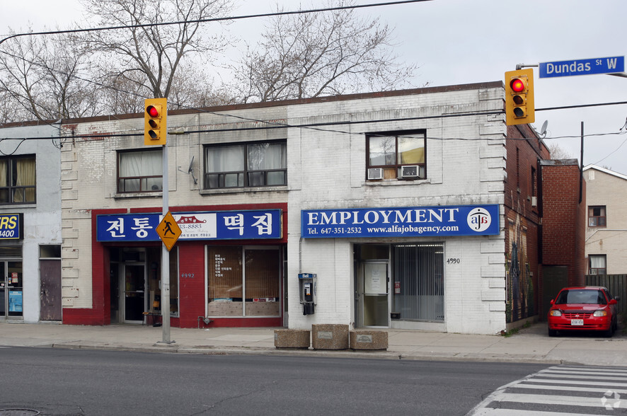 Primary Photo Of 4990-4992 Dundas St W, Toronto Storefront Retail Residential For Sale