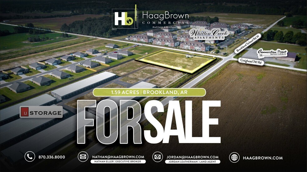 Primary Photo Of Brookland School Rd. w @ Craighead 741 Rd., Brookland Land For Sale