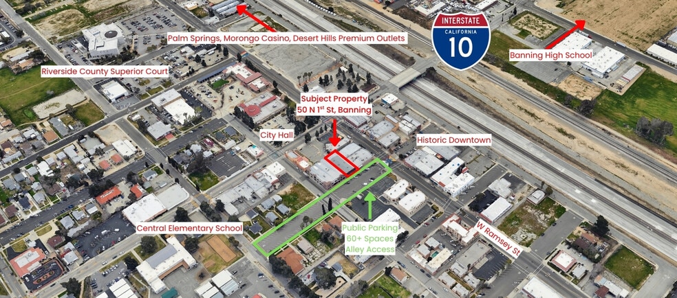 More Photos Of 50 N 1st St, Banning Storefront For Sale