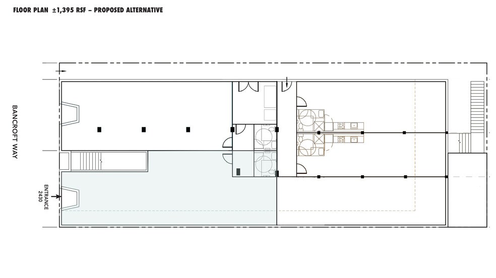 More Photos Of 2430 Bancroft Way, Berkeley Storefront Retail Residential For Lease