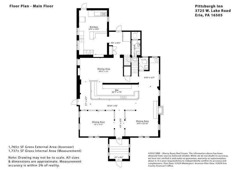 More Photos Of 3725 W Lake Rd, Erie Restaurant For Sale