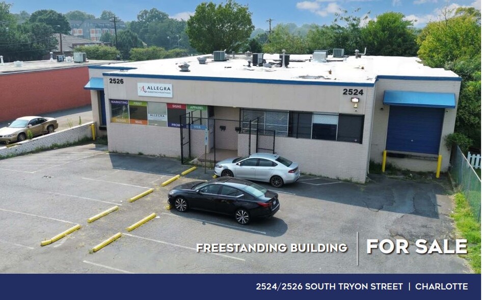 Primary Photo Of 2524-2526 S Tryon St, Charlotte Warehouse For Sale