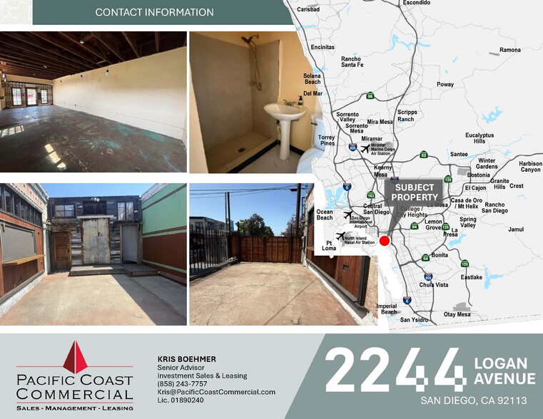 More Photos Of 2244 Logan Ave, San Diego Storefront For Lease