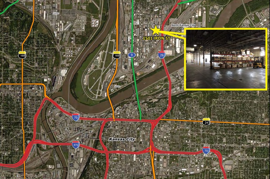 More Photos Of 1501 Iron St, North Kansas City Warehouse For Lease