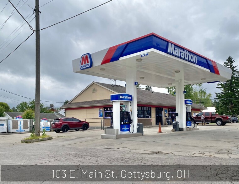Primary Photo Of 103 W Main St, Gettysburg Service Station For Sale