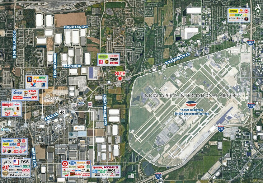 More Photos Of Main St. and Raceway Rd., Indianapolis Land For Lease