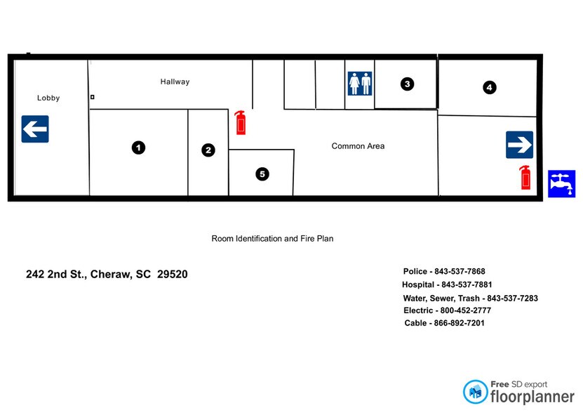 More Photos Of 242 2nd St, Cheraw Office For Lease