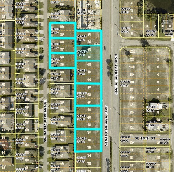 More Photos Of 1630-1726 Santa Barbara Blvd, Cape Coral Land For Sale