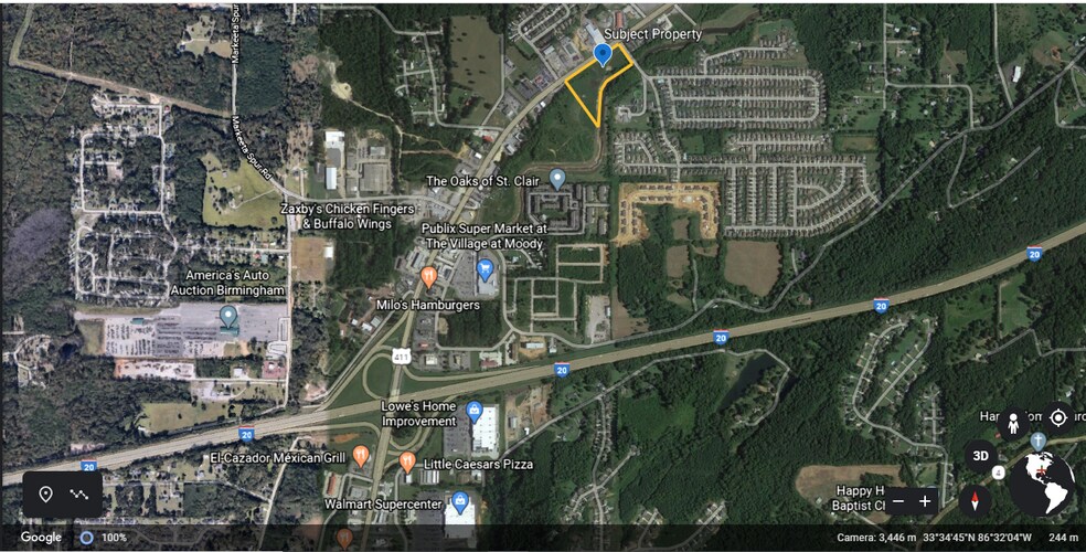 More Photos Of Moody Parkway & Joey Adkins Dr, Moody Land For Sale