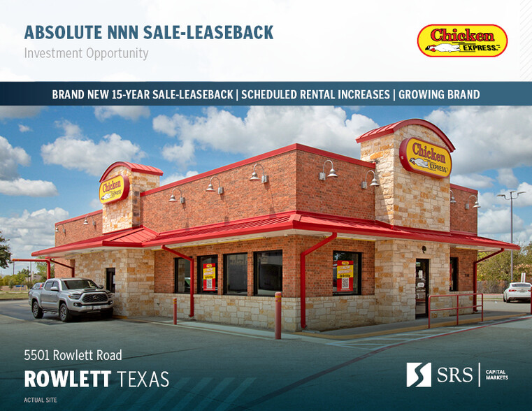 Primary Photo Of 5501 Rowlett Rd, Rowlett Fast Food For Sale