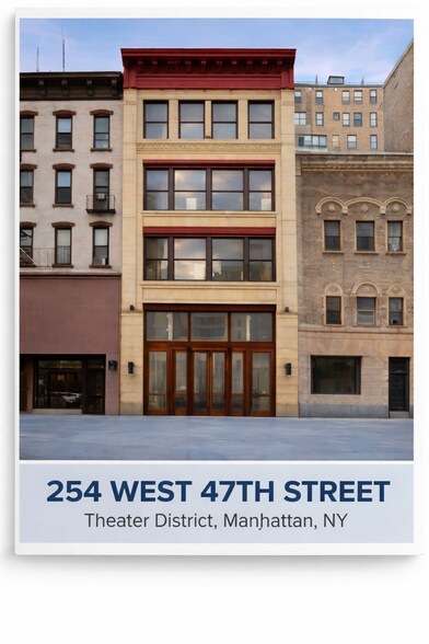 Primary Photo Of 254 W 47th St, New York Storefront Retail Residential For Sale