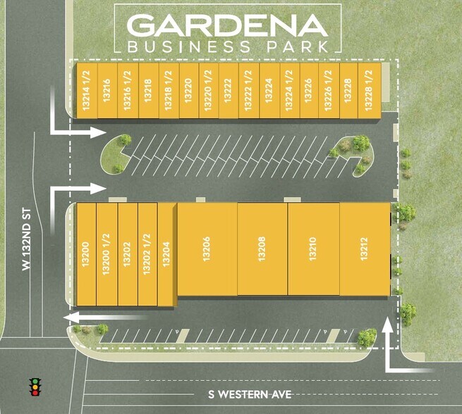 More Photos Of 13200-13228 S Western Ave, Gardena Warehouse For Lease