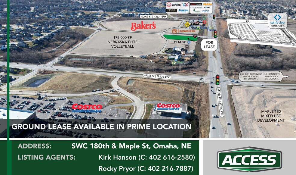 Primary Photo Of 180th & Maple, Elkhorn Land For Lease