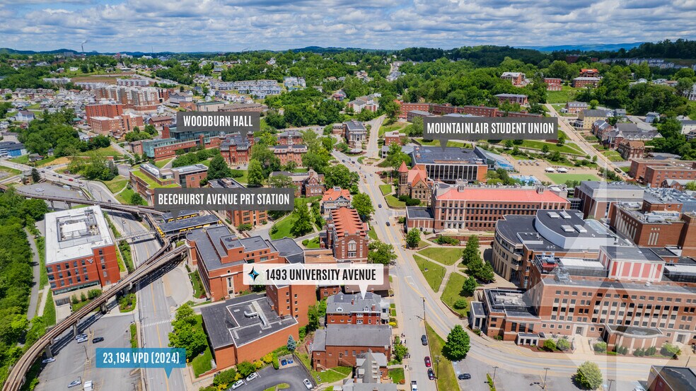 More Photos Of 1493 University Ave, Morgantown Sorority Fraternity House For Lease