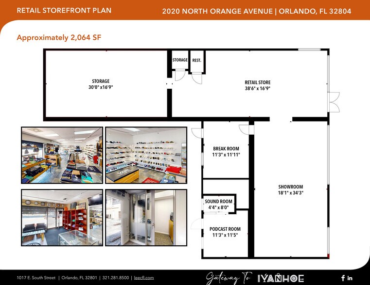 More Photos Of 2020 N Orange Ave, Orlando Storefront Retail Office For Sale