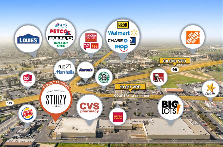 More Photos Of 1103 Country Club Dr, Madera Fast Food For Sale