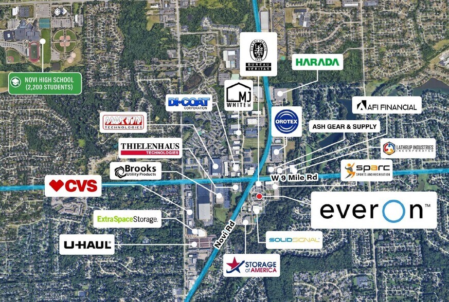 More Photos Of 22325 Roethel Dr, Novi Light Distribution For Sale