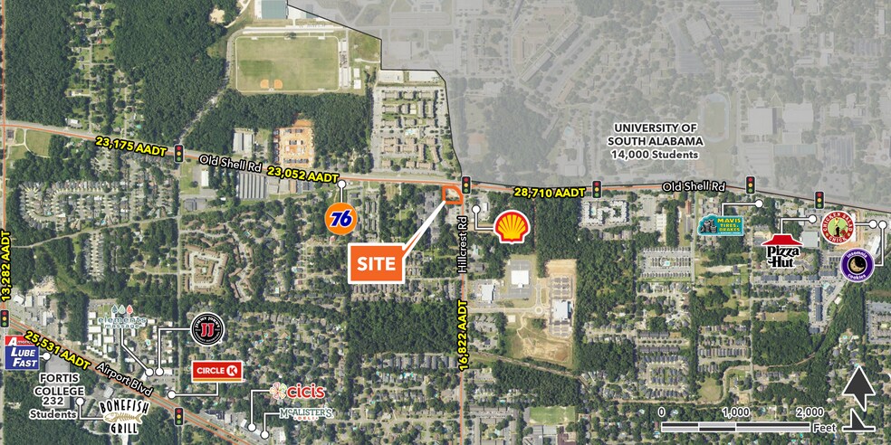 More Photos Of 6401 Old Shell Rd, Mobile Land For Sale