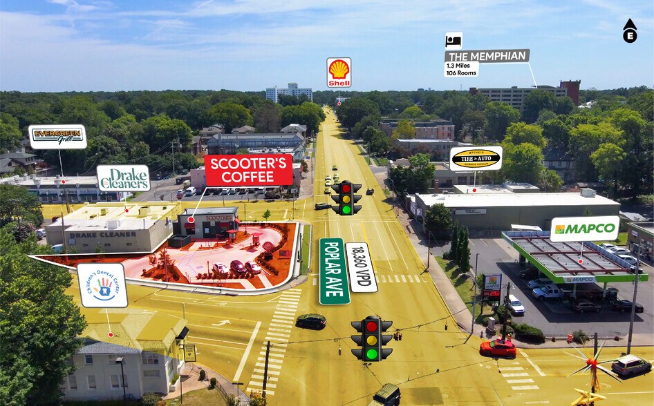 More Photos Of 1698 Poplar Ave, Memphis Fast Food For Sale