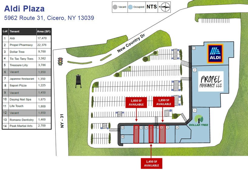 More Photos Of 5962-5964 State Route 31, Cicero Supermarket For Lease