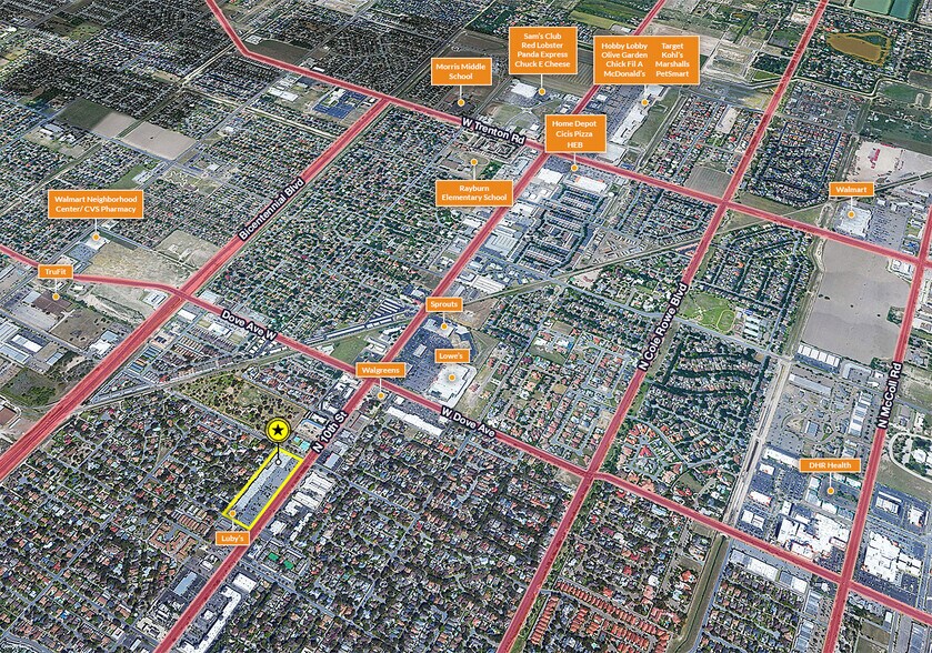 More Photos Of 4901-5115 N 10th St, McAllen Unknown For Lease