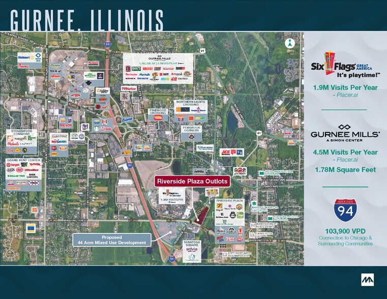 More Photos Of 445 N Riverside Dr, Gurnee Land For Lease