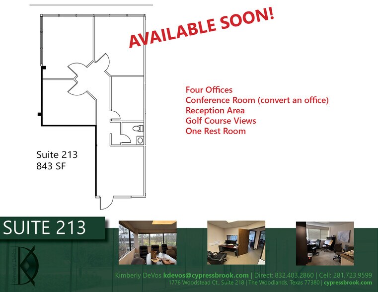 More Photos Of 1776 Woodstead Ct, The Woodlands Office For Sale