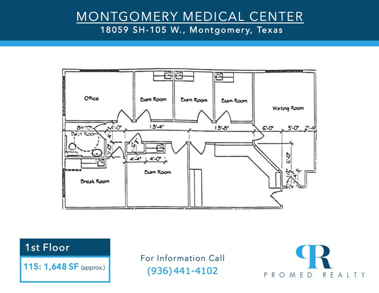 More Photos Of 18057 Highway 105 W, Montgomery Medical For Lease