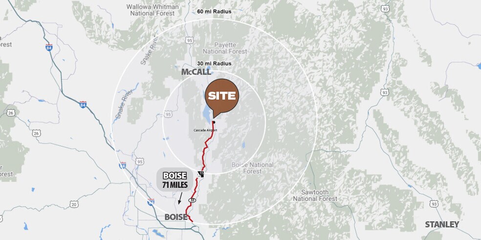 More Photos Of TBD Highway 55, Cascade Land For Sale