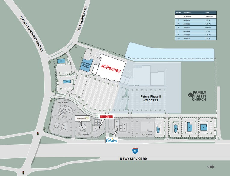 More Photos Of NWC I-45 & FM 3083, Conroe Land For Lease