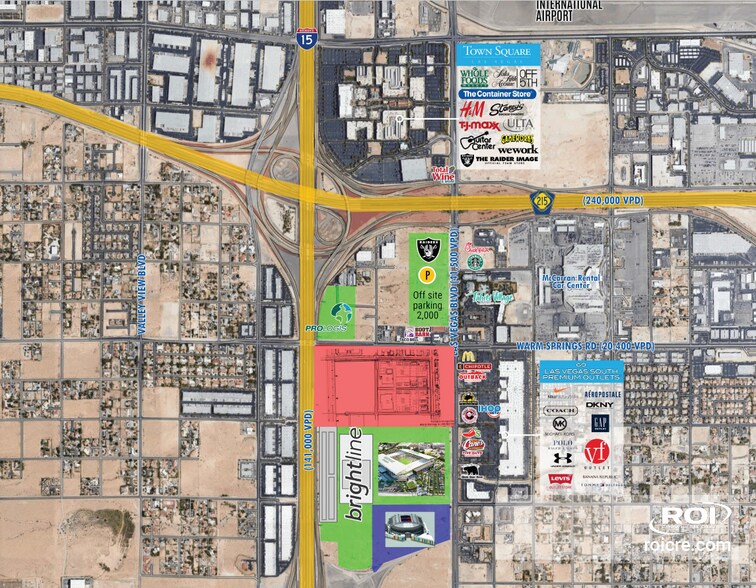 More Photos Of Las Vegas Blvd & Warm Springs Rd SWC, Las Vegas General Retail For Lease