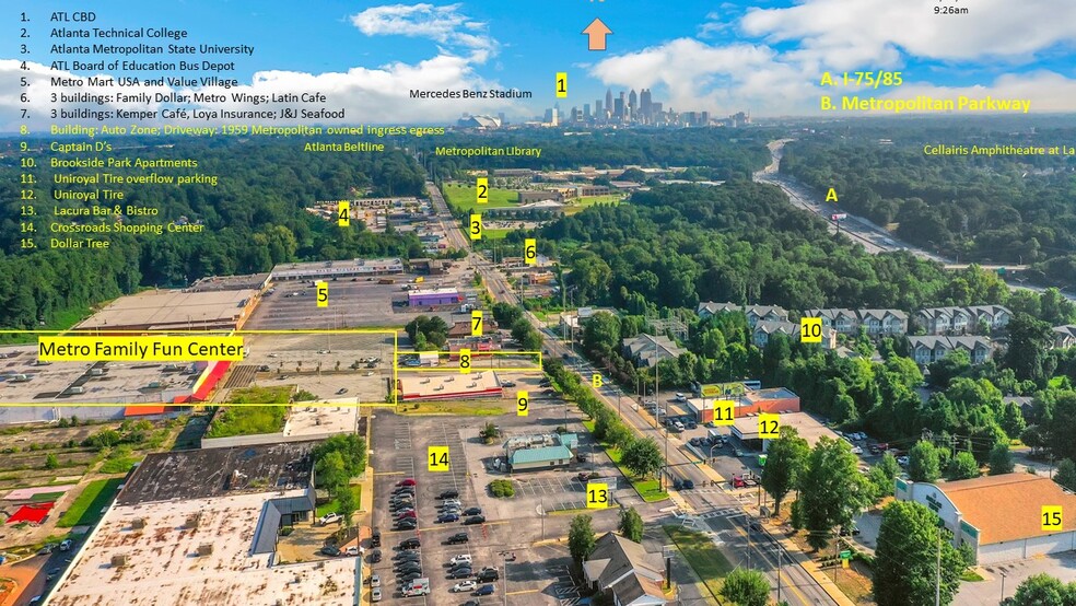More Photos Of 1959 Metropolitan Pky SW, Atlanta Bowling Alley For Lease