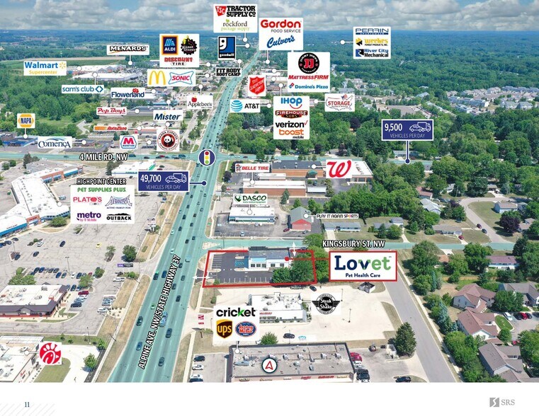 More Photos Of 3500 Alpine Ave NW, Grand Rapids Veterinarian Kennel For Sale