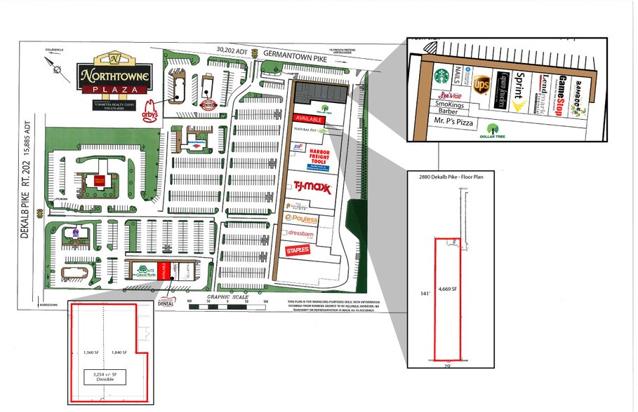 More Photos Of 2860 Dekalb Pike, East Norriton Township Storefront For Lease