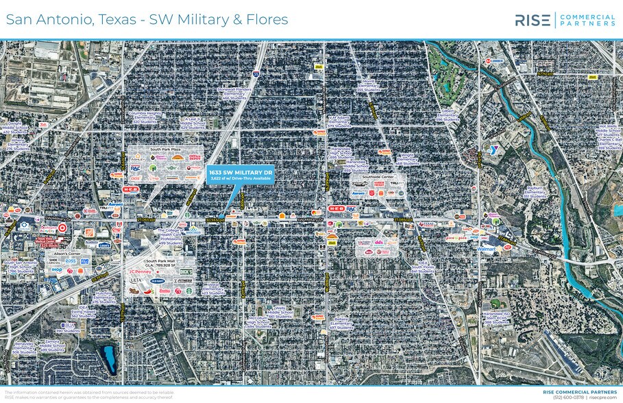 More Photos Of 1633 SW Military Dr, San Antonio Fast Food For Lease