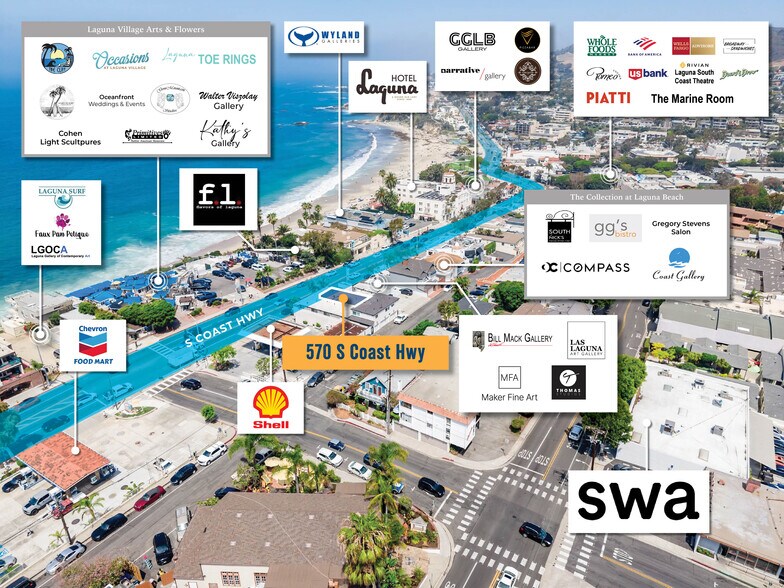 More Photos Of 570-574 S Coast Hwy, Laguna Beach Storefront Retail Residential For Lease