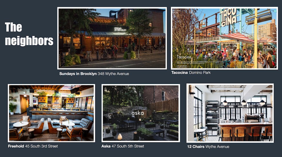 More Photos Of 319 Wythe Ave, Brooklyn General Retail For Lease