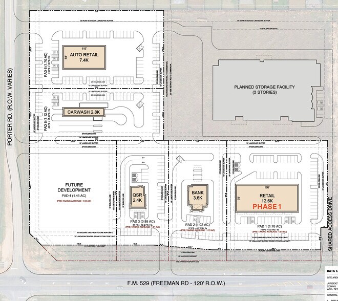 More Photos Of NEC of Freeman Rd & Porter Rd, Katy Unknown For Lease