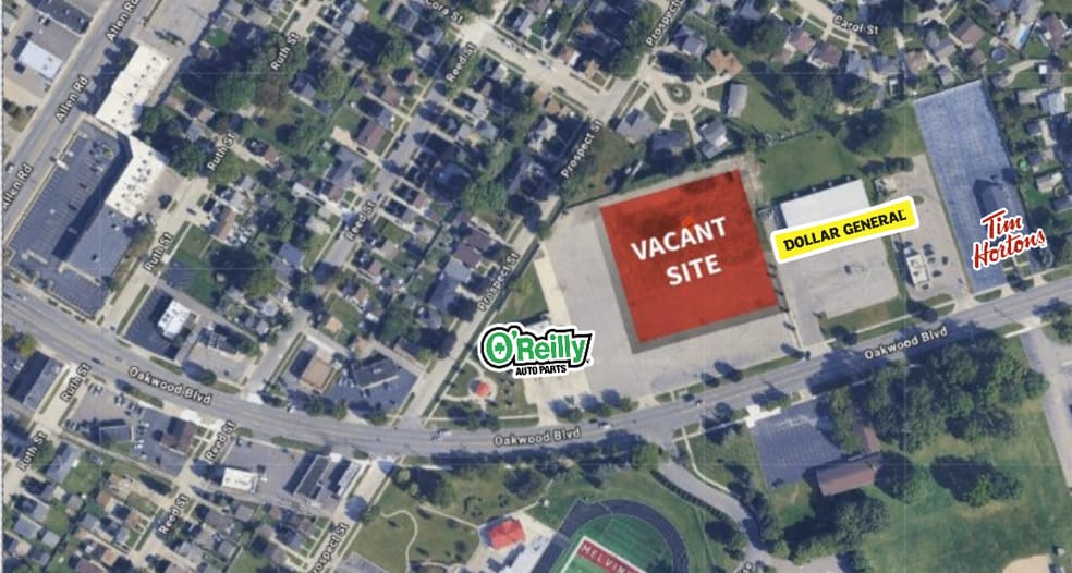 Primary Photo Of 3600 Oakwood Blvd, Melvindale Storefront For Sale