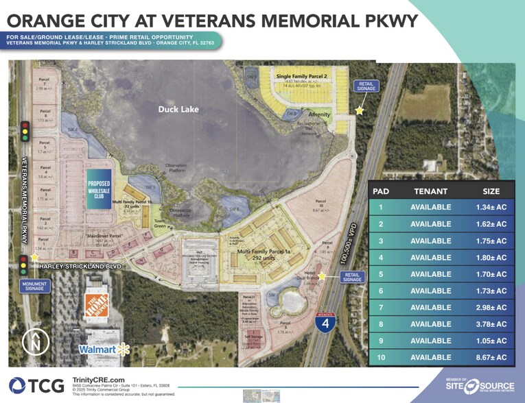 More Photos Of NEQ VETERANS MEMORIAL PKWY @ HARLEY STRICKLAND BLVD, Orange City Land For Sale