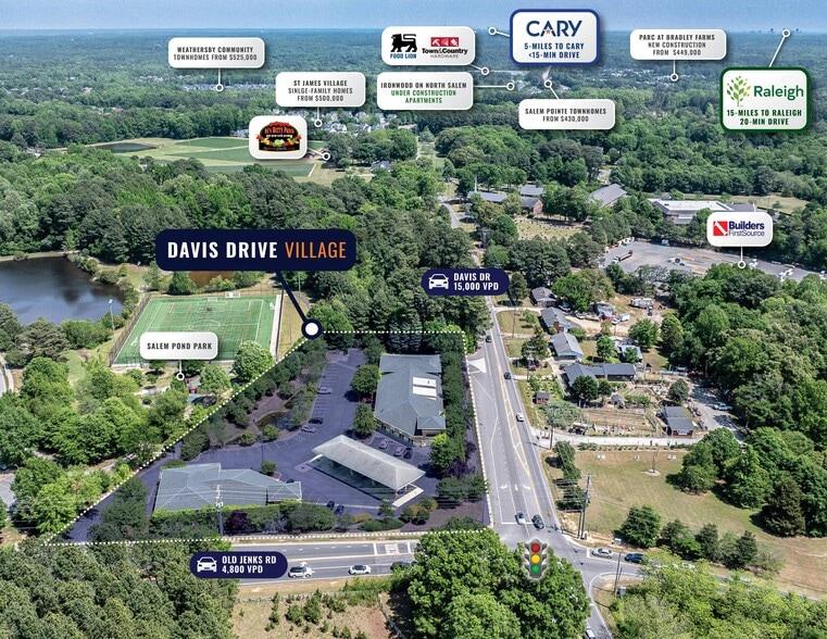 More Photos Of 1001-1015 Davis Dr, Apex Storefront For Sale