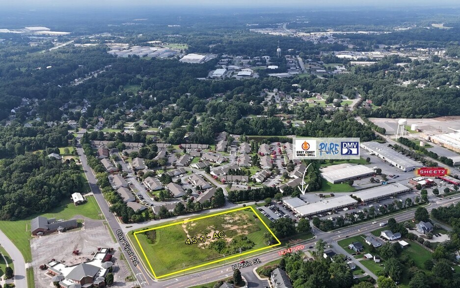 Primary Photo Of 800 N Main St, Kernersville Land For Sale